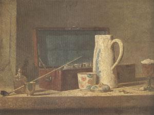 Jean Baptiste Simeon Chardin Smoking Kit with a Drinking Pot (mk05) Sweden oil painting art